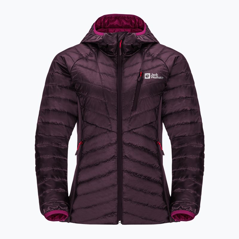 Пуховик жіночий Jack Wolfskin Routeburn Pro Ins фіолетовий 1207191_2042 10