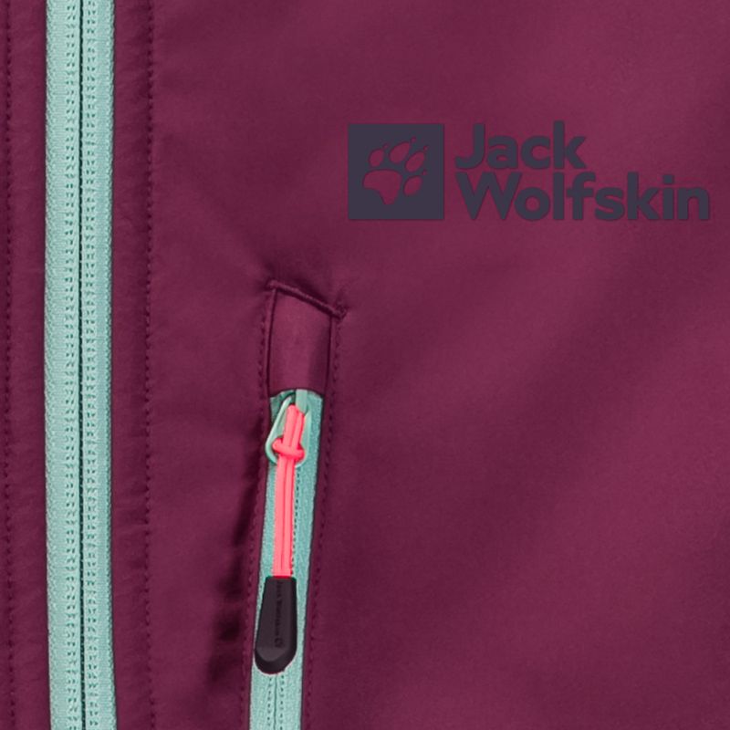 Куртка для скітуру жіноча Jack Wolfskin Alpspitze Hoody фіолетова 1307391_1014 11