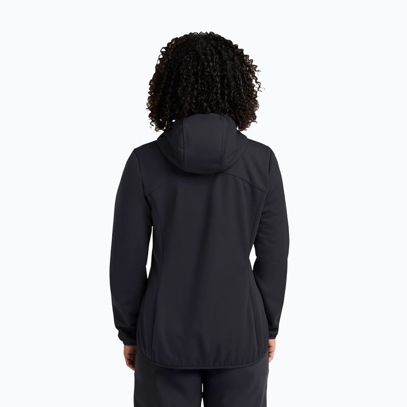 Куртка софтшелл жіноча Jack Wolfskin Windhain Hoody black 3