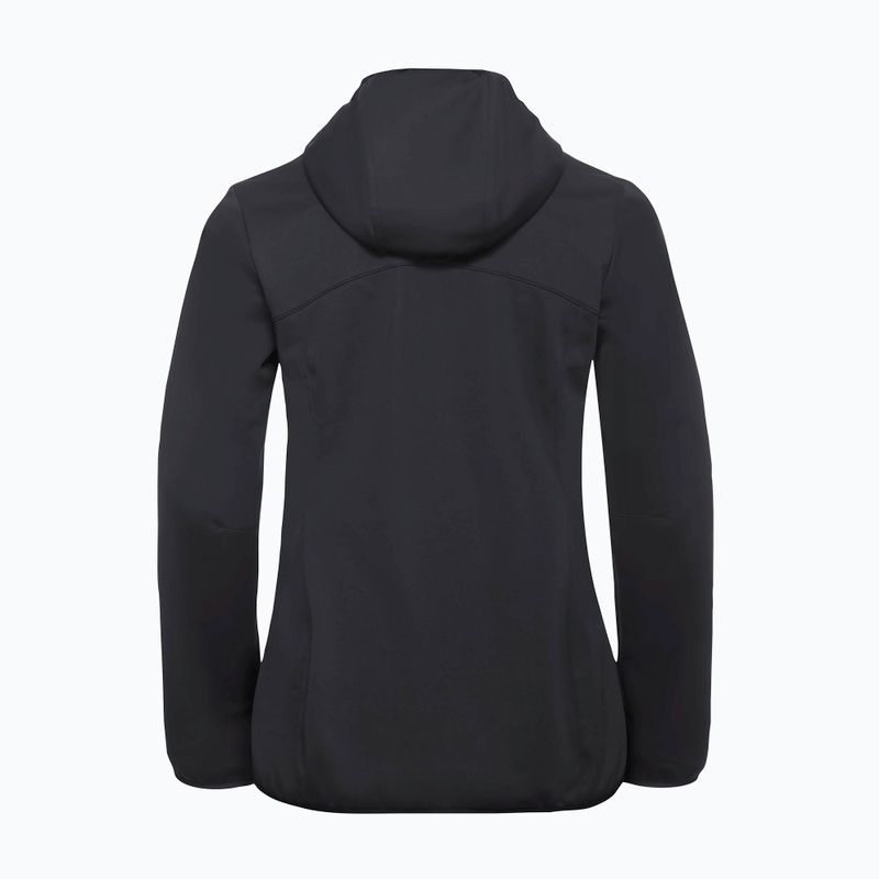 Куртка софтшелл жіноча Jack Wolfskin Windhain Hoody black 9