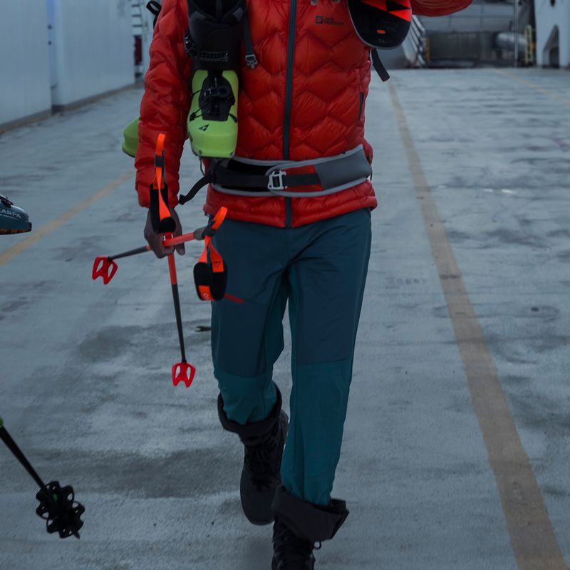 Штани для  скітуру чоловічі Jack Wolfskin Alpspitze блакитно-зелені 1507511 6