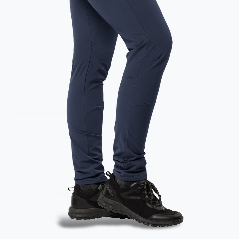 Штани софтшел жіночі Jack Wolfskin Geigelstein Slim night blue 6