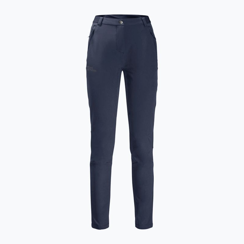 Штани софтшел жіночі Jack Wolfskin Geigelstein Slim night blue 7