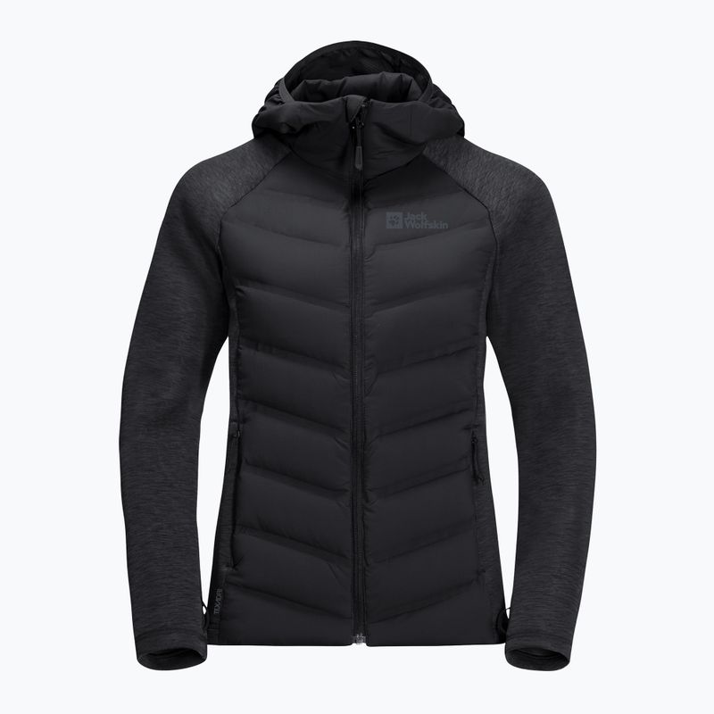 Гібридна куртка жіноча Jack Wolfskin Tasman Down Hybrid чорна 1707273_6000_005 9
