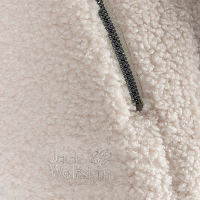 Флісова кофта жіноча Jack Wolfskin High Cloud біла 1708731 5