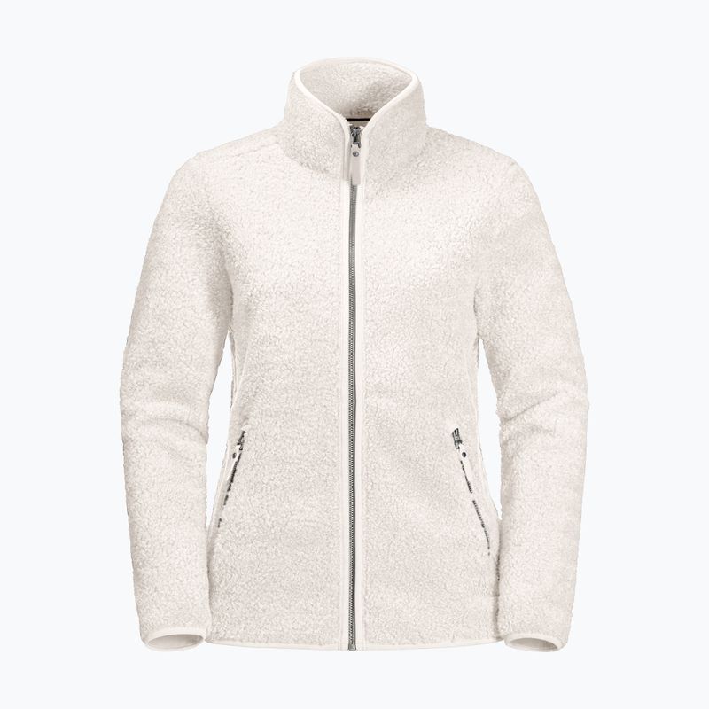 Флісова кофта жіноча Jack Wolfskin High Cloud біла 1708731 8