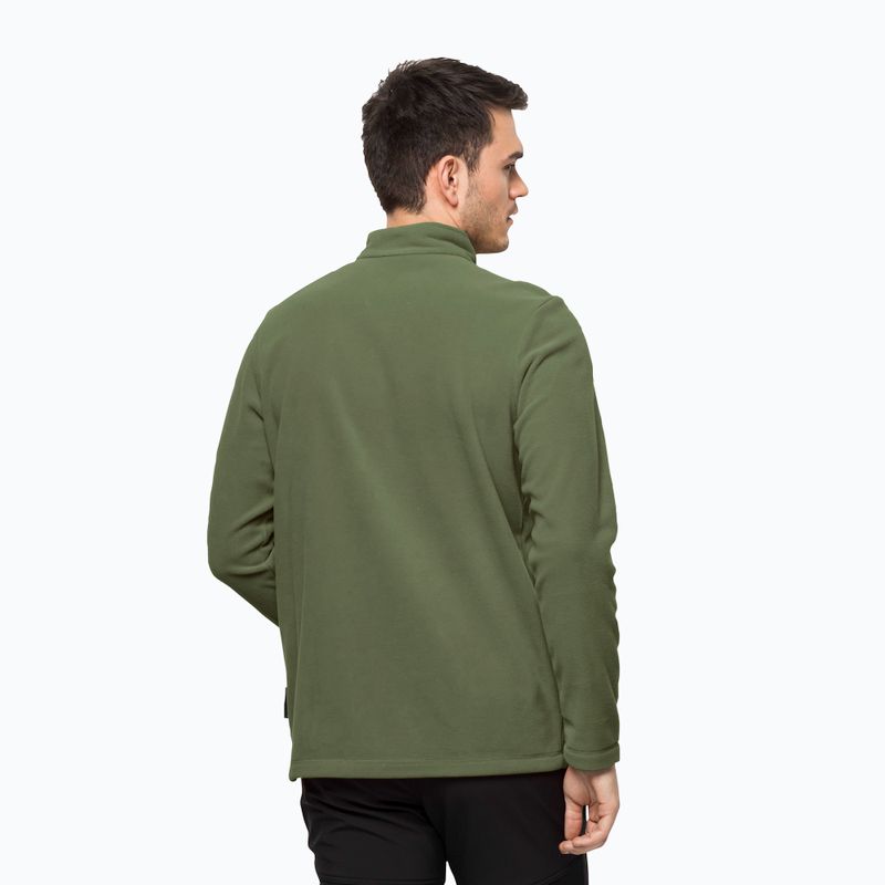 Флісова кофта чоловіча Jack Wolfskin Taunus HZ зелена 1709522 2