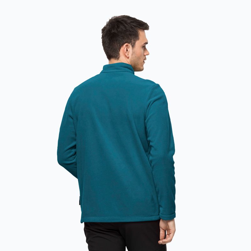 Флісова кофта чоловіча Jack Wolfskin Taunus HZ блакитна 1709522 2