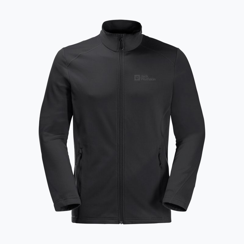 Флісова кофта чоловіча Jack Wolfskin Kolbenberg чорна 1710521 4