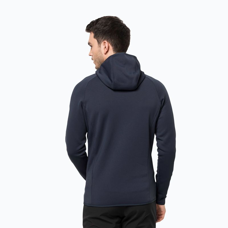 Флісова кофта чоловіча Jack Wolfskin Baiselberg синя 1710541 2