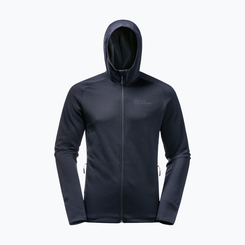 Флісова кофта чоловіча Jack Wolfskin Baiselberg синя 1710541 4