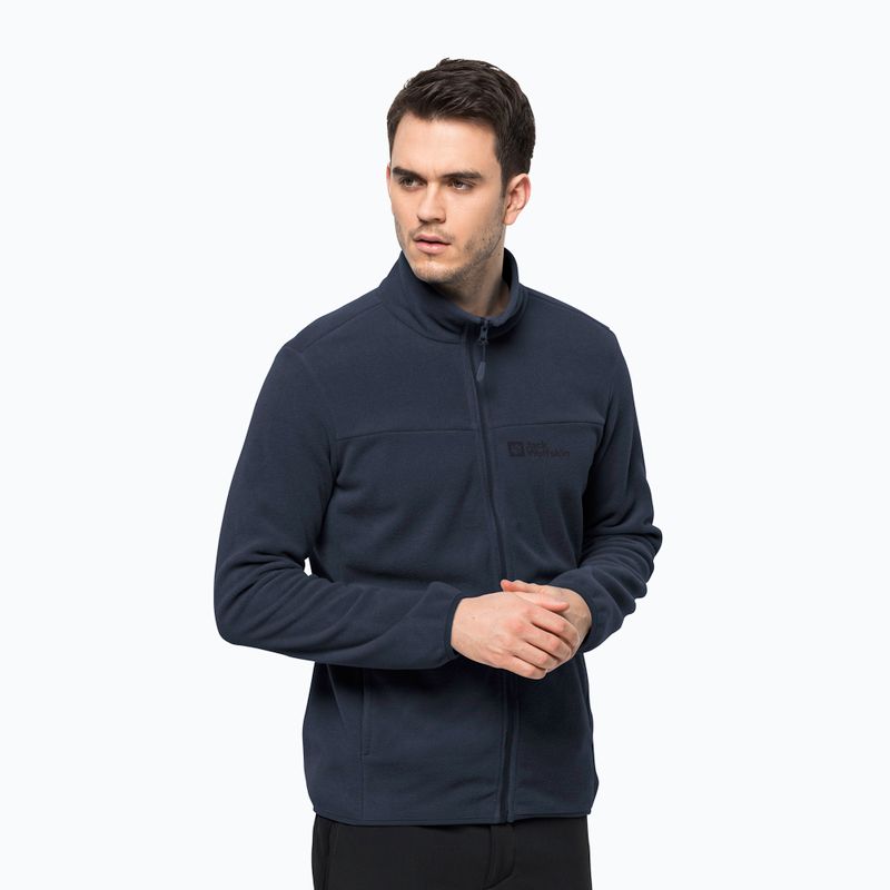 Флісова кофта чоловіча Jack Wolfskin Beilstein синя 1710551