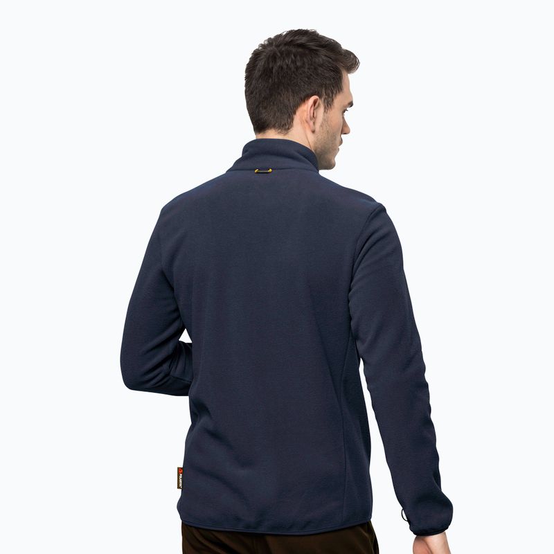 Флісова кофта чоловіча Jack Wolfskin Beilstein синя 1710551 2