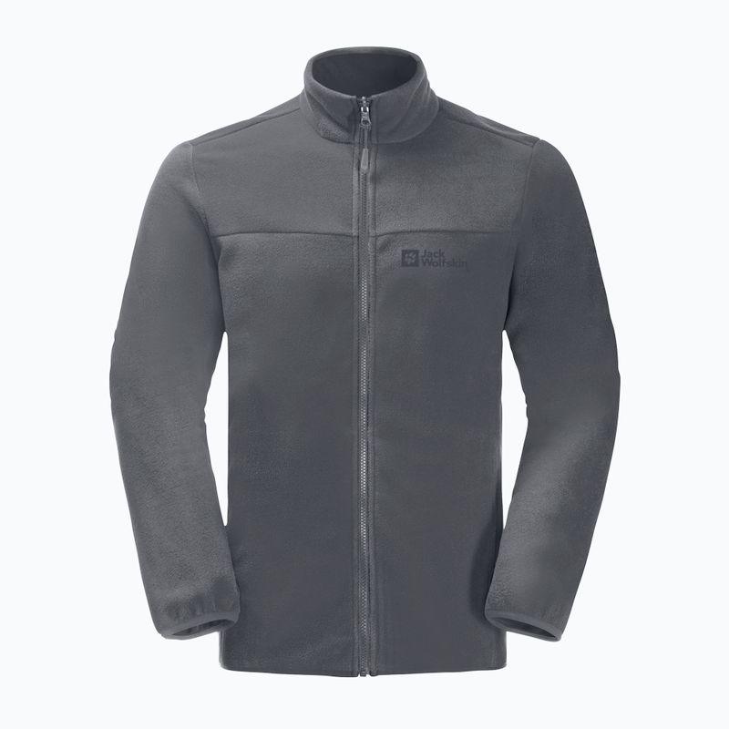Флісова кофта чоловіча Jack Wolfskin Beilstein сіра 1710551 4