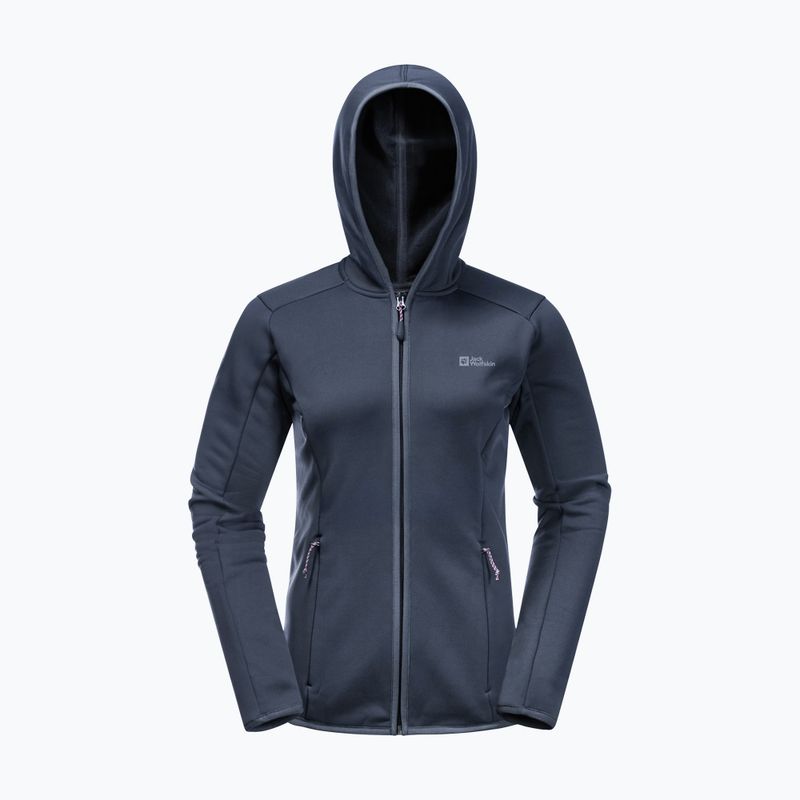 Флісова кофта жіноча Jack Wolfskin Baiselberg сіра 1710771 8
