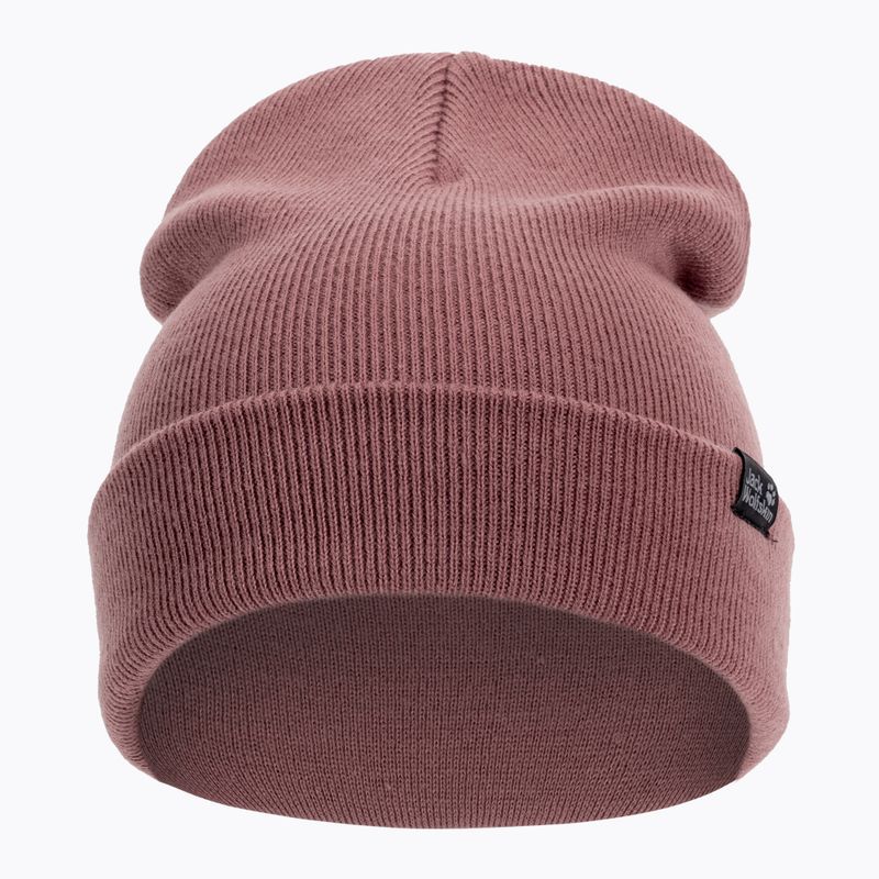 Шапка зимова Jack Wolfskin Rib рожева 1903891 2