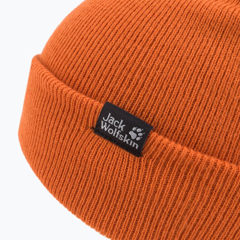 Шапка зимова Jack Wolfskin Rib помаранчева 1903891 3