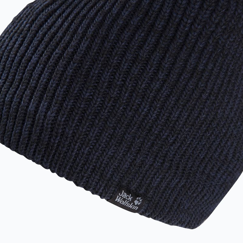 Шапка зимова Jack Wolfskin Feldberg Beanie black 2