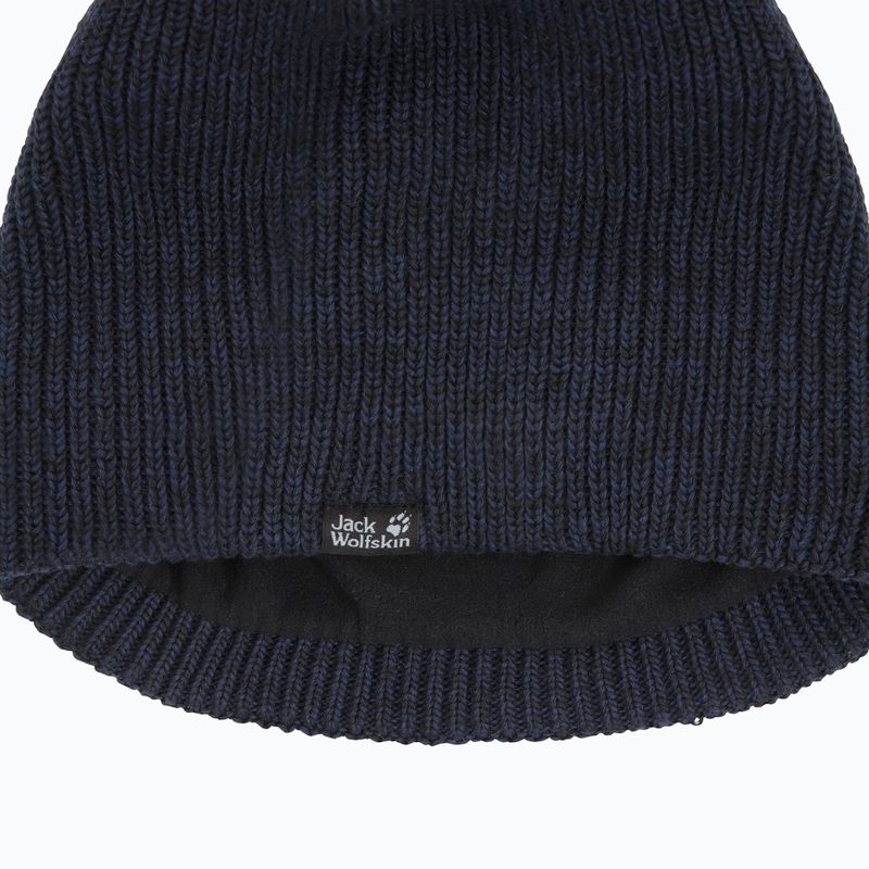 Шапка зимова Jack Wolfskin Feldberg Beanie black 3