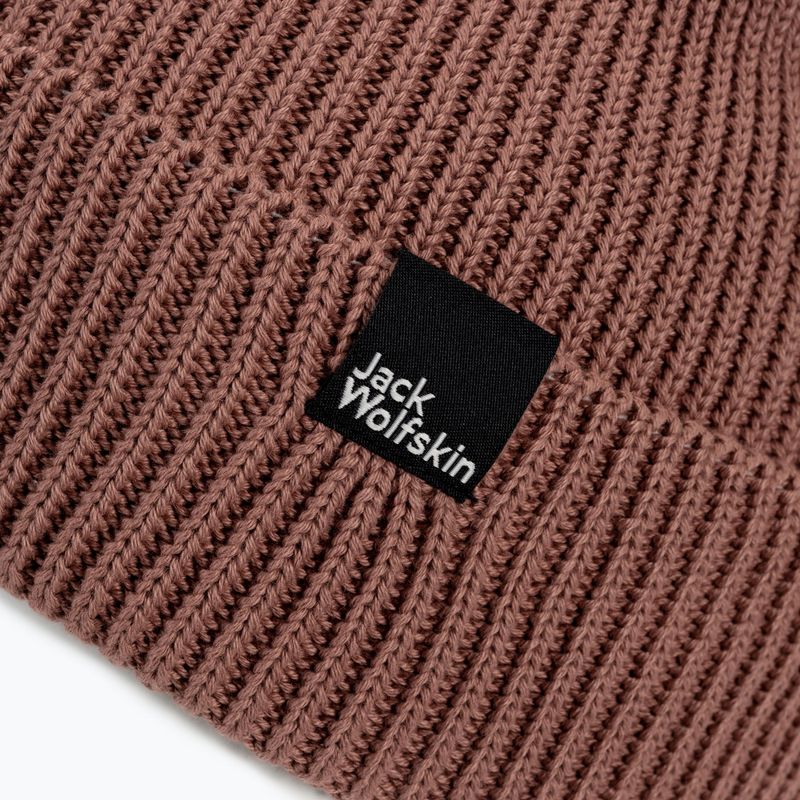 Шапка зимова Jack Wolfskin Essential Beanie рожева 1910881 3