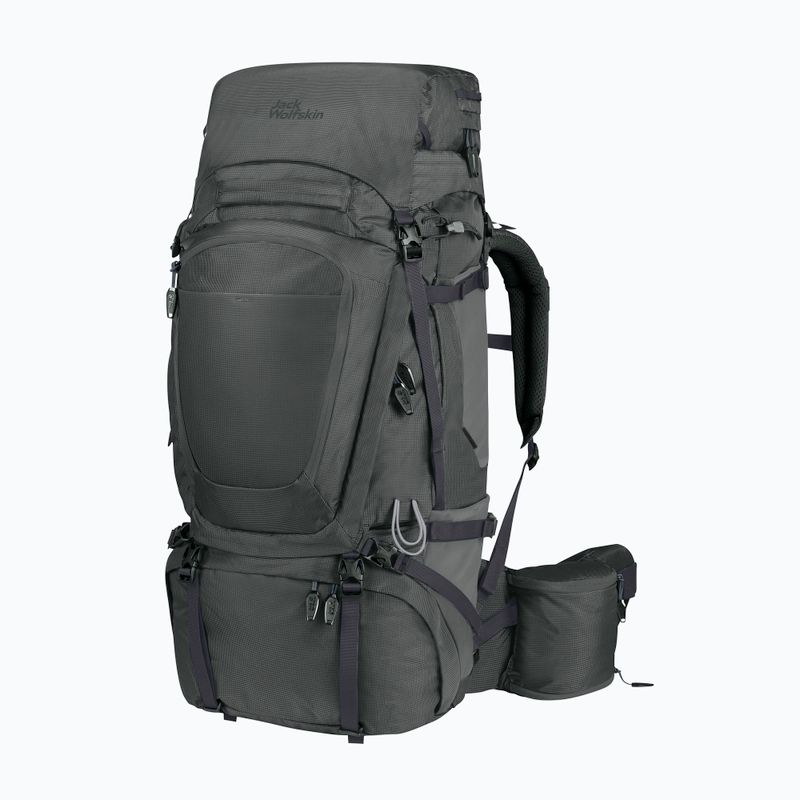 Рюкзак трекінговий чоловічий Jack Wolfskin Denali 65+10 л slate green