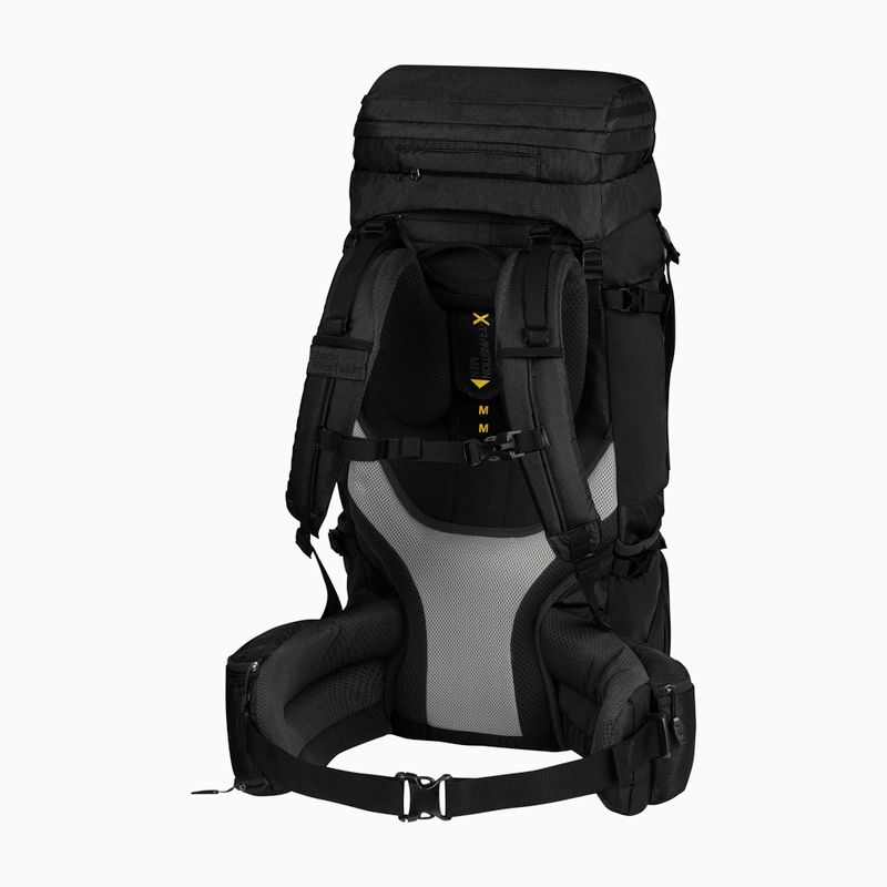 Рюкзак трекінговий чоловічий Jack Wolfskin Denali 65+10 л black 2