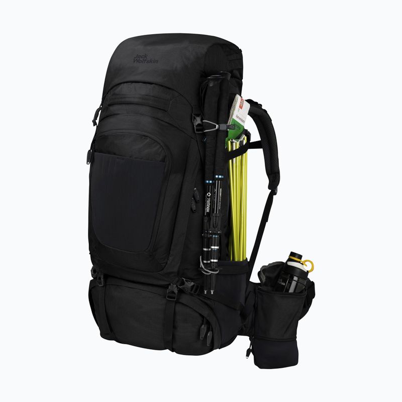 Рюкзак трекінговий чоловічий Jack Wolfskin Denali 65+10 л black 4