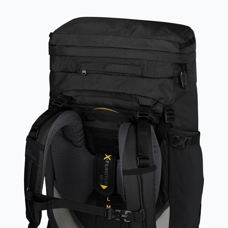 Рюкзак трекінговий чоловічий Jack Wolfskin Denali 65+10 л black 5