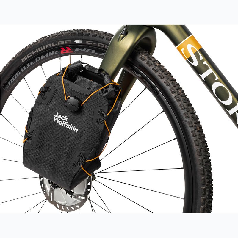Сумка велосипедна Jack Wolfskin Morobbia Fork Bag 7 л flash black 2