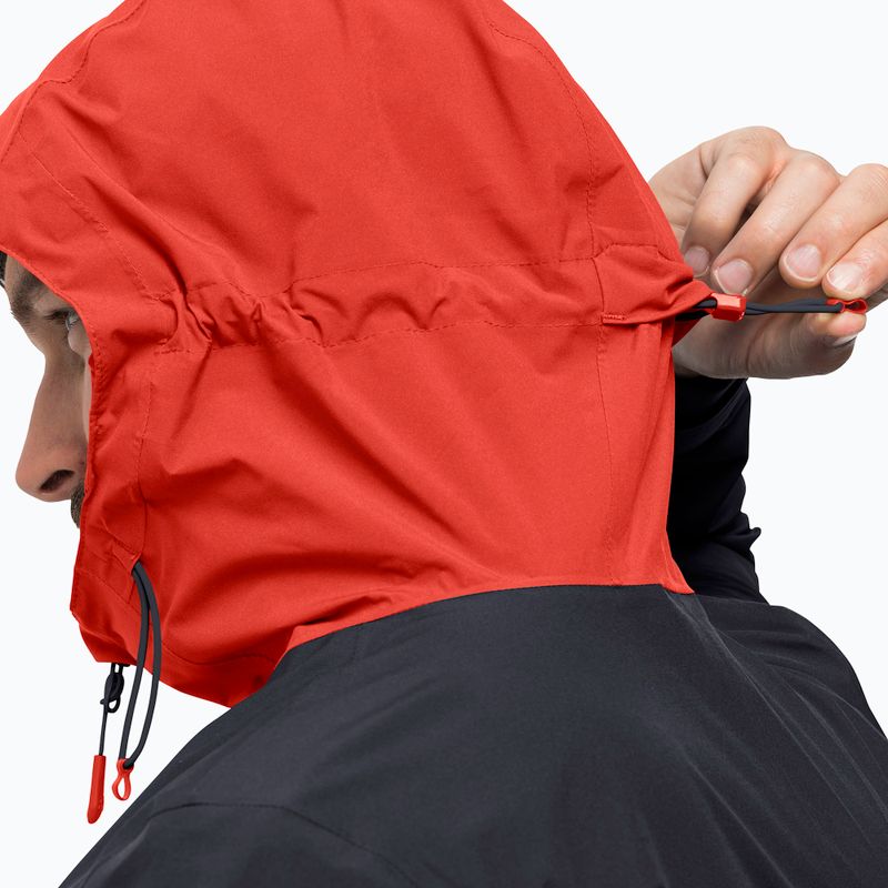 Куртка дощовик чоловіча Jack Wolfskin Go Hike червона 1114051 6
