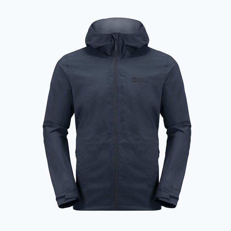 Куртка дощовик чоловіча Jack Wolfskin Elsberg 2.5L блакитна 1115881_1010_002 6