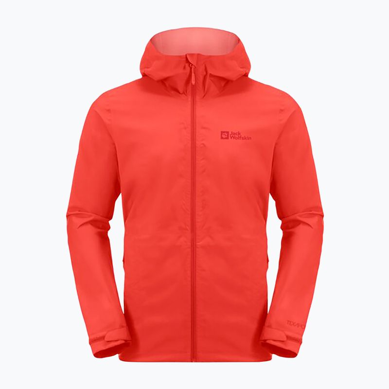 Куртка дощовик чоловіча Jack Wolfskin Elsberg 2.5L червона 1115881_2193_003 6
