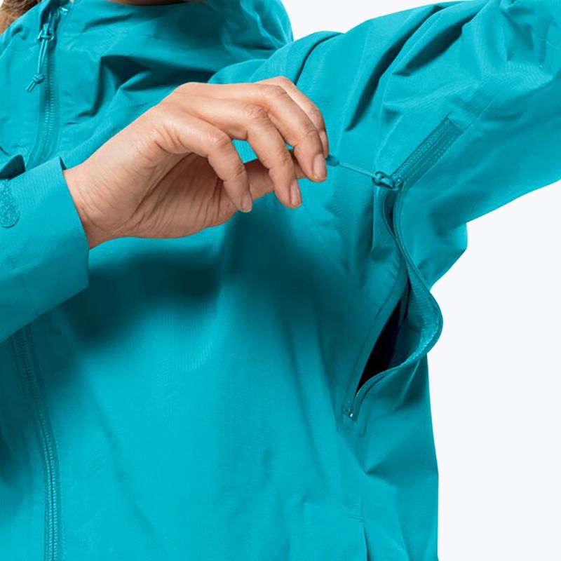 Куртка дощовик жіноча Jack Wolfskin Elsberg 2.5L блакитна 1115951_1283 4