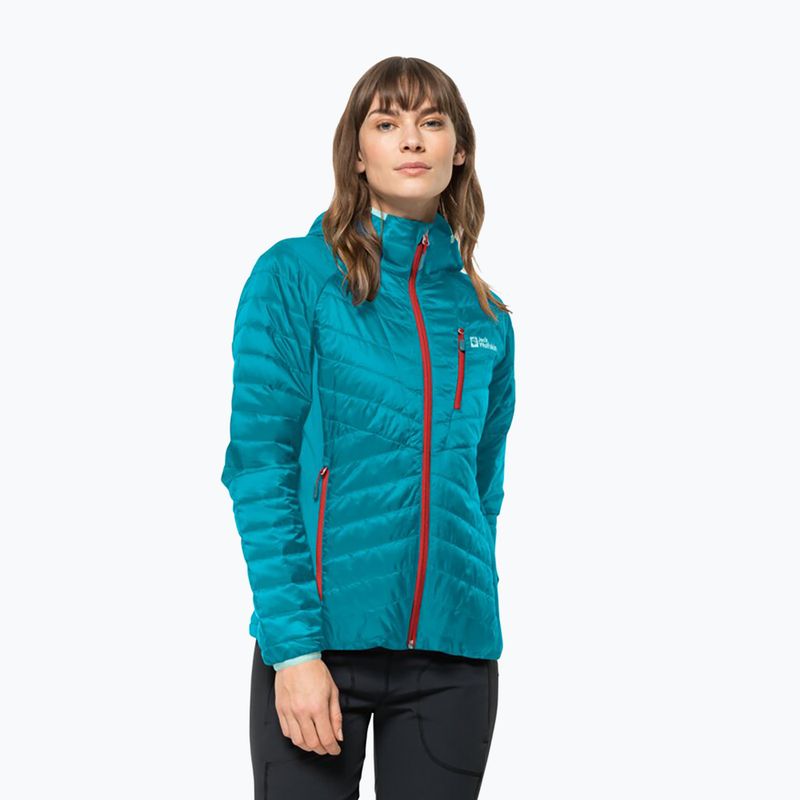 Пуховик жіночий Jack Wolfskin Routeburn Pro Ins блакитний 1207191_1281_002