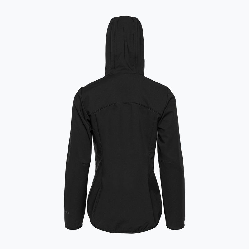 Куртка софтшел жіноча Jack Wolfskin Bornberg Hoody чорна 1307691 5