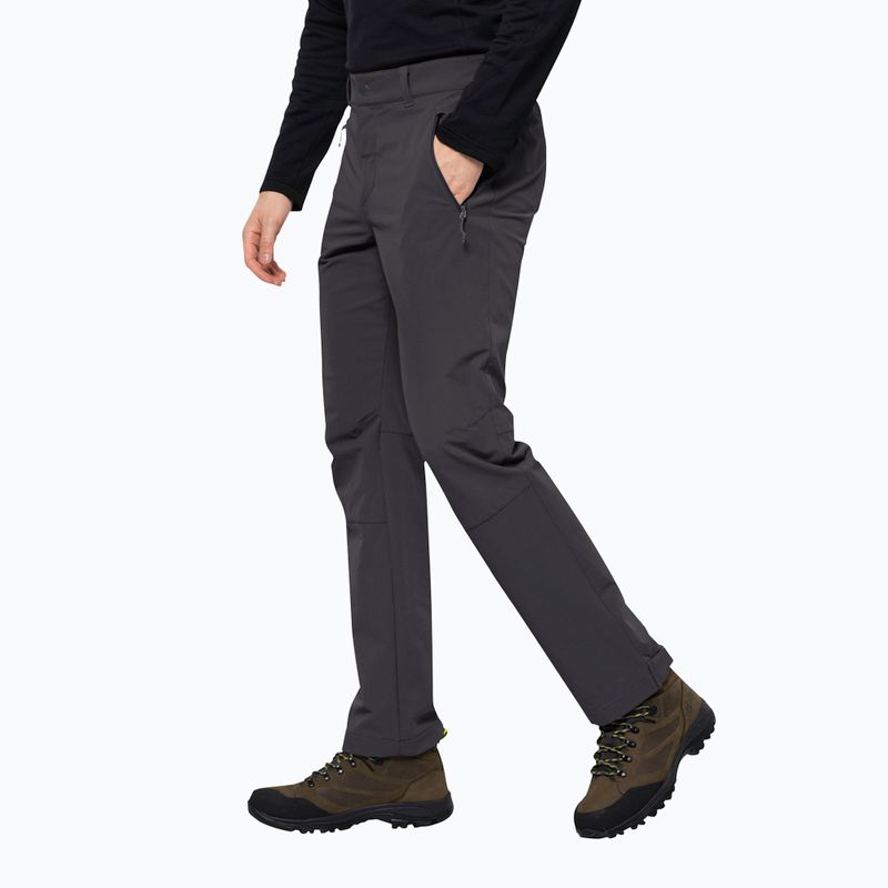 Чоловічі софтшелл штани Jack Wolfskin Activate XT phantom