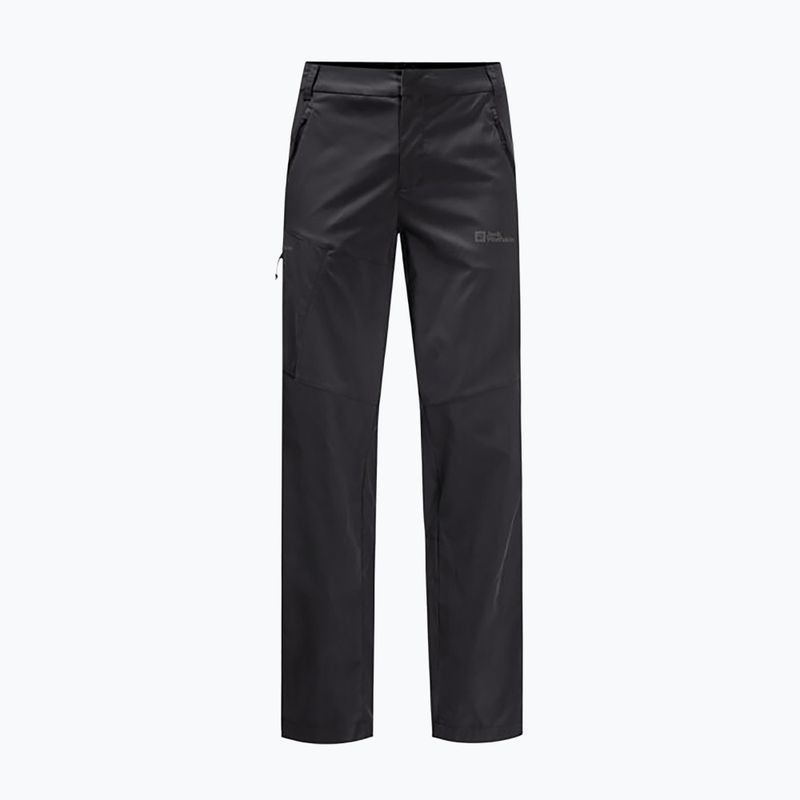 Штани софтшел чоловічі Jack Wolfskin Glastal чорні 1508221 5