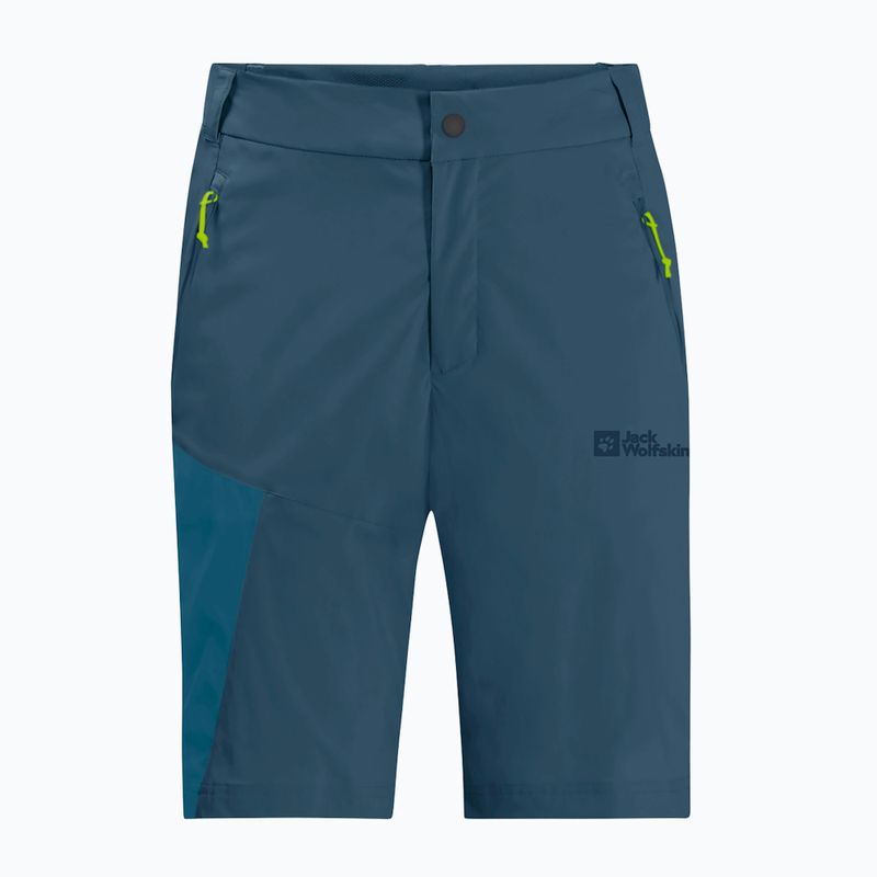 Шорти трекінгові чоловічі Jack Wolfskin Glastal сині 1508231 4