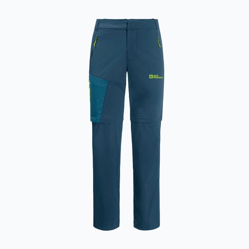 Штани софтшел чоловічі Jack Wolfskin Glastal Zip Away сині 1508301 6