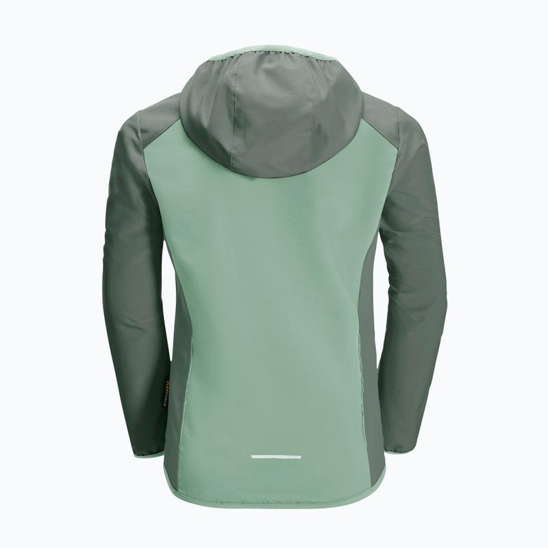 Куртка софтшел дитяча Jack Wolfskin Turbulence зелена 1606385 2