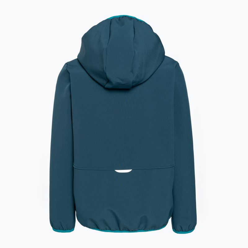 Куртка софтшел дитяча Jack Wolfskin Fourwinds Jacket Kids синя 1608011 2