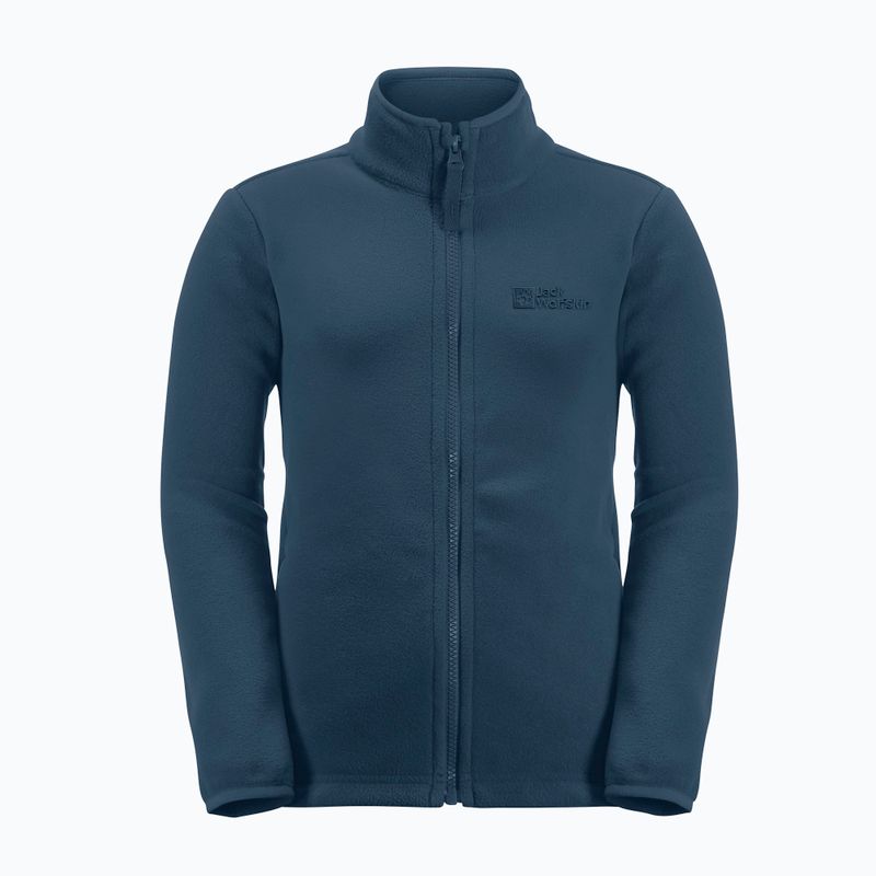 Кофта трекінгова дитяча Jack Wolfskin Taunus синя 1609481