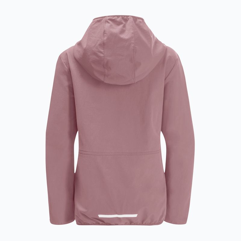 Куртка софтшел дитяча Jack Wolfskin Solyd рожева 1609821 2