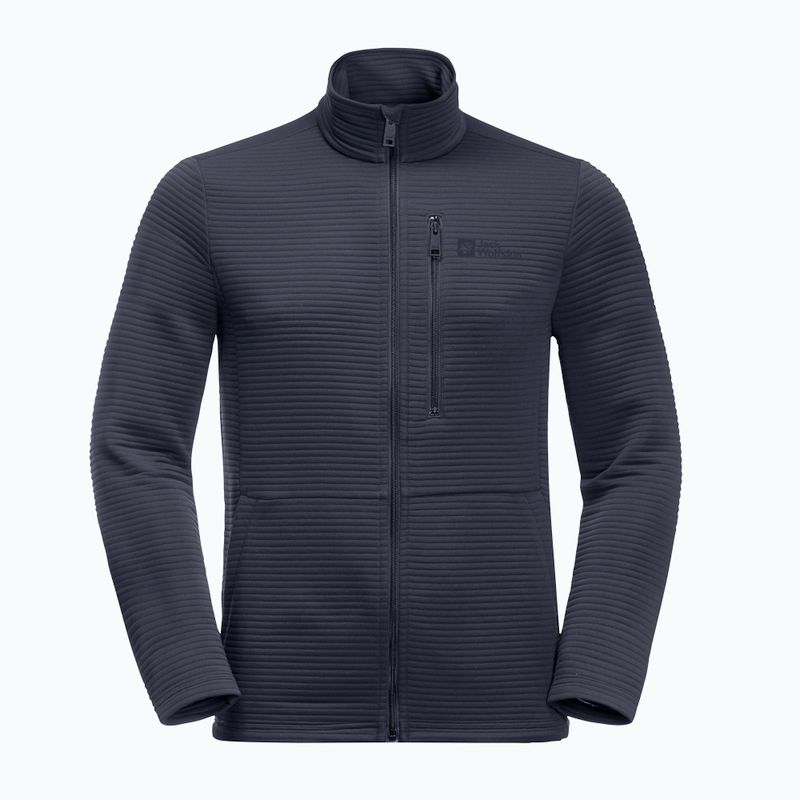 Кофта трекінгова чоловіча Jack Wolfskin Modesto синя 1706483 4