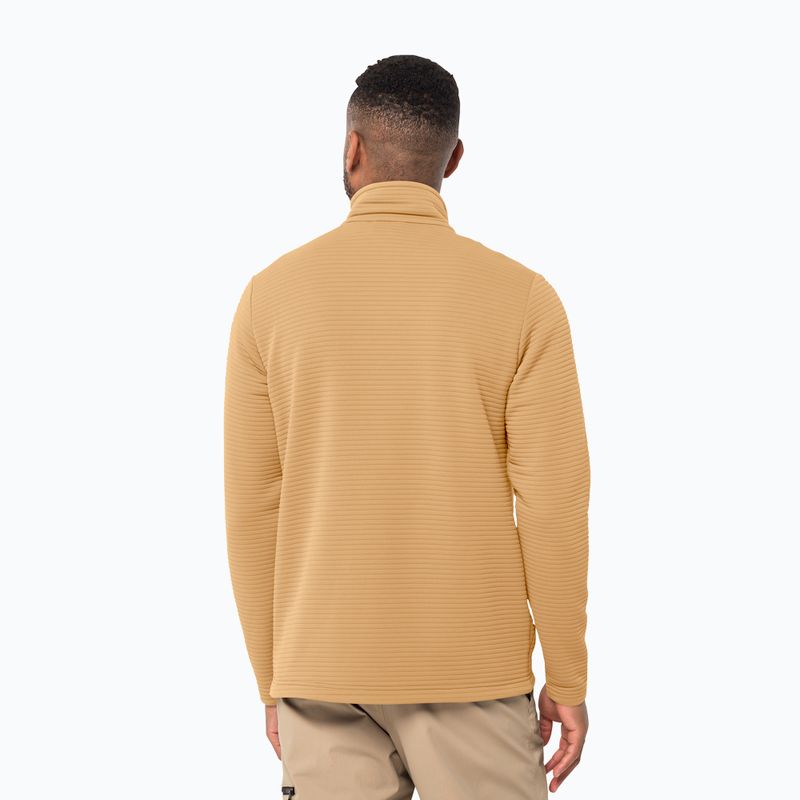 Кофта трекінгова чоловіча Jack Wolfskin Modesto жовта 1706483 2