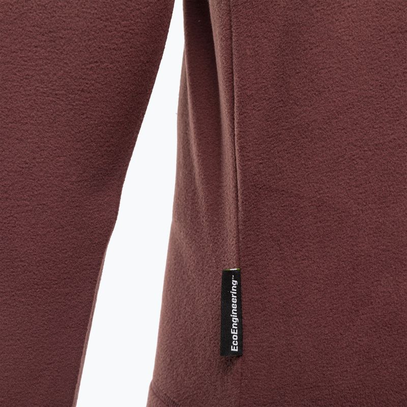 Кофта трекінгова чоловіча Jack Wolfskin Taunus HZ бордова 1709522 7