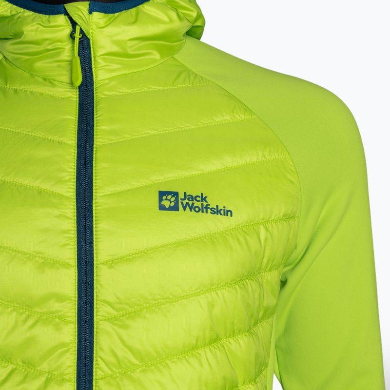 Куртка гібридна чоловіча Jack Wolfskin Routeburn Pro Hybrid зелена 1710511 7