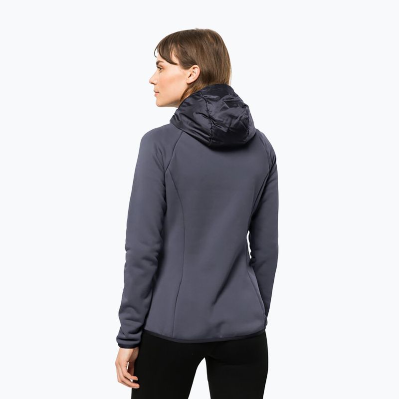 Куртка гібридна жіноча Jack Wolfskin Routeburn Pro Hybrid сіра 1710861 2