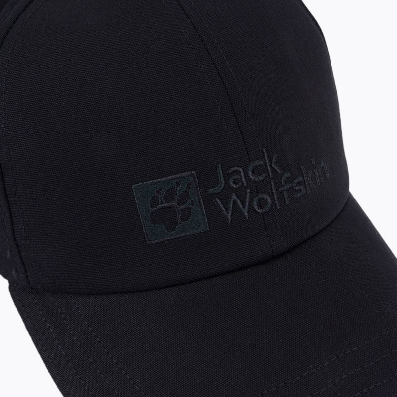 Бейсболка Jack Wolfskin Baseball чорна 1900673 5