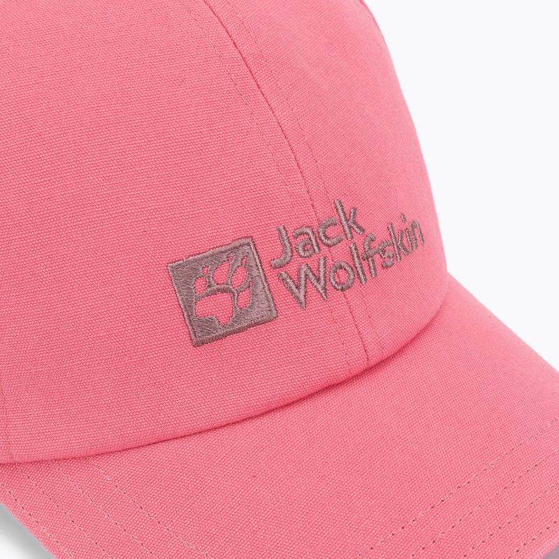 Бейсболка дитяча Jack Wolfskin Baseball рожева 1901012 5